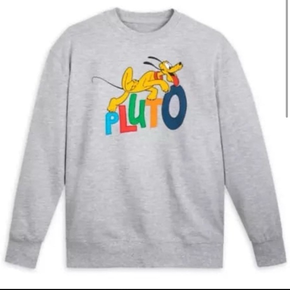Disney Pullover Sweatshirt For Adults Pluto - Picture 1 of 9